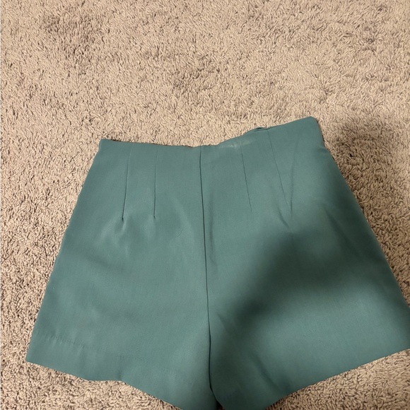 a new day Teal High-Waist Tailored Shorts - Picture 2 of 2